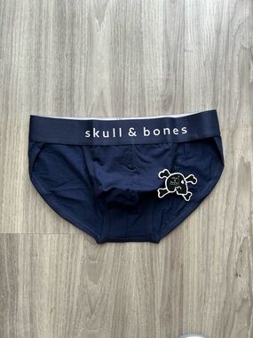 Skull & Bones | Just the Bones Sport Brief in Midnight Navy (Small)